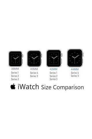Apple Uyumlu Watch Deri Kordon 42-44-45mm Rst1 Siyah