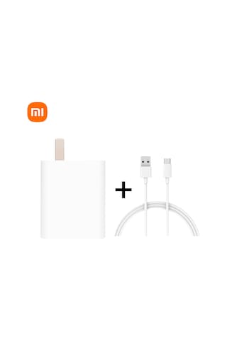 Xiyyadms Xiaomi 33w Hızlı Şarj Aleti Seti - Usb-a Port, 3a Type-c Kablosu, 100-240v, Akıllı Koruma, Taşınabilir Beyaz Mdy-11-ex