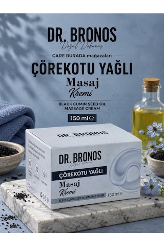 Dr. Bronos Çörekotu Yağlı Masaj Kremi 150 Ml