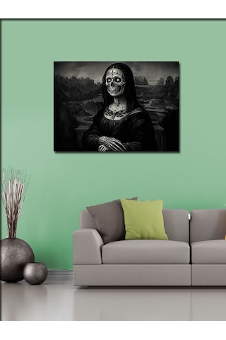 Kanvas Tablo Gotik Mona Lisa
