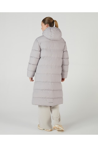Skechers W Outerwear Puffer Jacket Kadın Gri Mont S242132-032 Gri