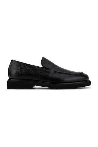 Tamer Tanca Erkek Hakiki Deri Siyah Loafer Ayakkabı 537 3041 Erk Ayk Sk26-27 Sıyah