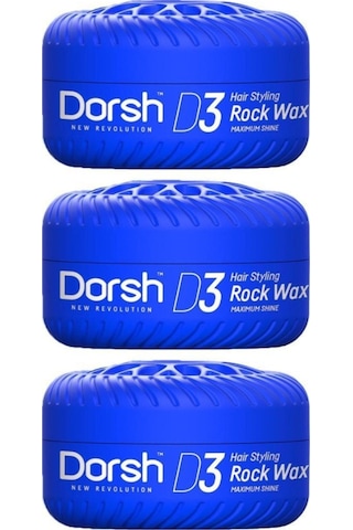 Dorsh Saç Şekillendirici Rock Wax D3 3x150 ML
