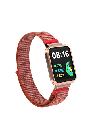 Xiaomi Redmi Watch 2 Lite Uyumlu Krd-61 Hasır Mkst Kordon-no18