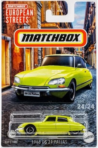 Matchbox European Streets - 1968 Ds 21 Pallas Hvv41 Renkli Matchbox European Streets - 1968 Ds 21 Pallas Hvv41 Renkli
