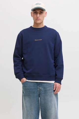 Jack & Jones Jornorrebro Erkek Sweatshirt Lacivert