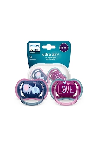 Philips Avent Ultra Air Emzik +18 Ay 2li Kız Scf349/22 Çok Renkli