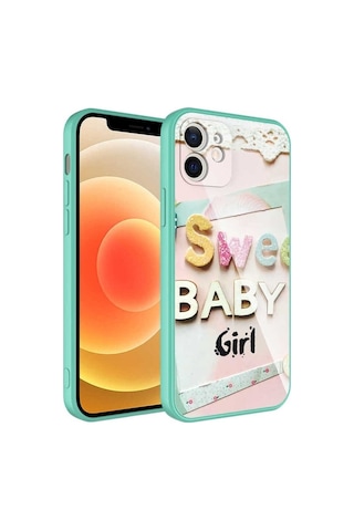 Apple Uyumlu iPhone 11 Kılıf Kamera Korumalı Desenli Sert Silikon Zore Epoksi Kapak NO5
