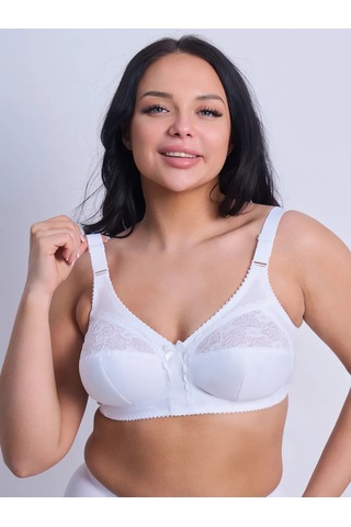 Lavandına Büyük Göğüsler İçin Balensiz Sütyen 323656153 Beyaz