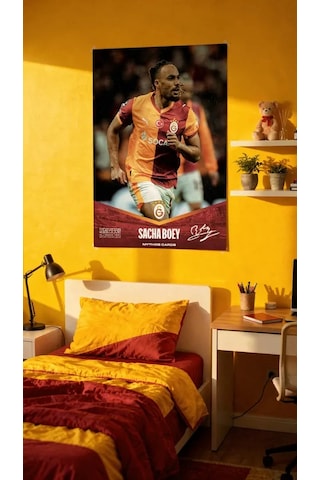 Galatasaray X Juventus - Sacha Boey İmzalı Statik Poster