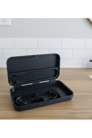 Philips Oneblade İçin Karbon Baskılı Premium Organizer & Taşıma Kutusu