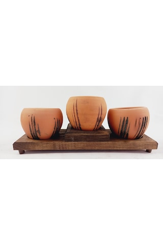Terracota Model Çoklu Saksıno 3
