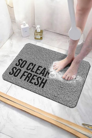 So Clean So Fresh Banyo Paspas Kaymaz Paspas Su Emen Islak Zemin Küvet Paspas Kivircik Paspas 40x60 Gri