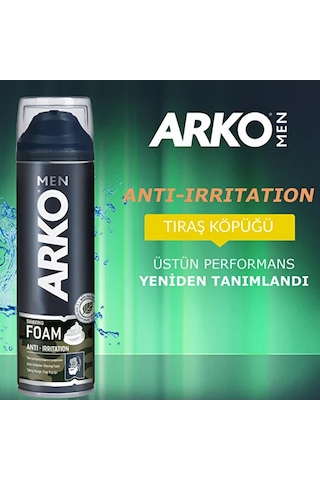 Arko Men İrritation Tıraş Köpüğü 200 ML