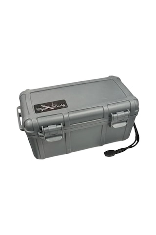 Cigar Caddy 15 Koyu Gri Travel Humidor Puro Kutusu