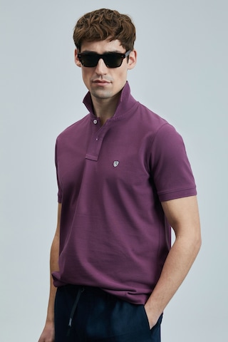 Lufian Erkek Laon Smart Polo T-shirt 111040206 Bordo Çok Renkli