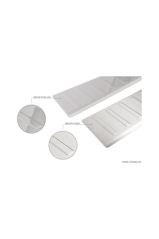 Omsa Fiat Egea Cross Krom Cam Çerçevesi Taşlı 8 Parça 2020 Ve Sonrası