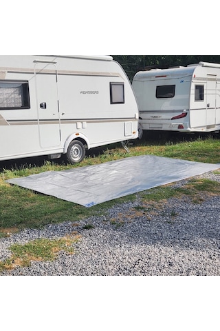 2k 200x250 Cm Su Geçirmez 230gr/m² Karavan Zemin Örtüsü Çok Renkli