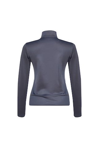 Hummel Bolton Fermuarlı Sweatshırt 922369-8588 Mavi
