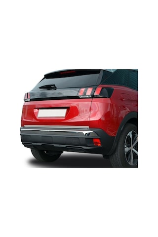 Peugeot 3008 Formlu Krom Bagaj Alt Çıta 2016 ve Üzeri P.Çelik