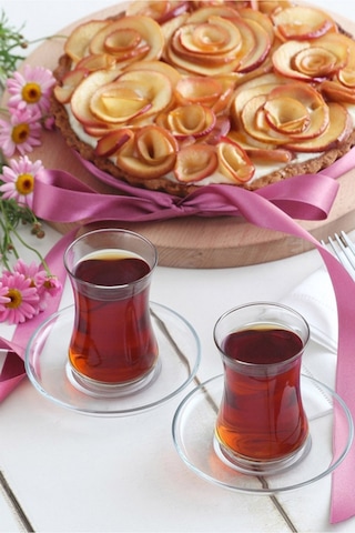 Lav Duru Cam Çay Bardağı 6 Kişilik 155 ml