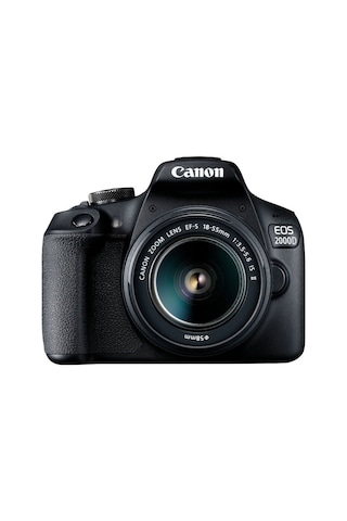 Canon EOS 2000D 18-55 MM DC III DSLR Fotoğraf Makinesi + Verbatim Premium 600X 32 GB Hafıza Kartı