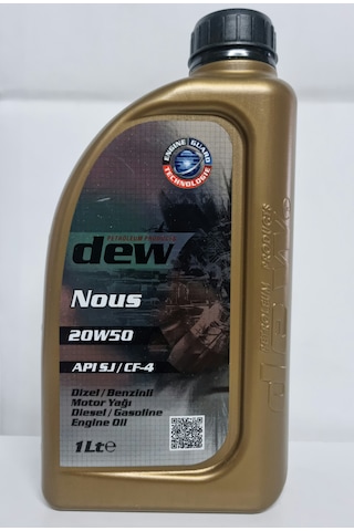 Dew Nous 20W-50 Motor Yağı 1 L