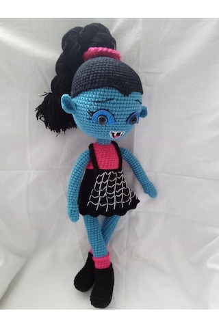 Mavi Vampir Bebek Amigurumi