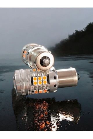 Photon Amerikan Park İçin Uyumlu Fanlı Sinyal Led Turuncu Tek Duy