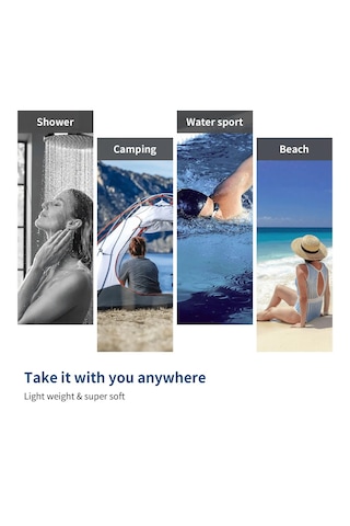 80x150 Cm Banyo&plaj&spor Havlusu Hızlı Kuruma Mikrofiber Syh At