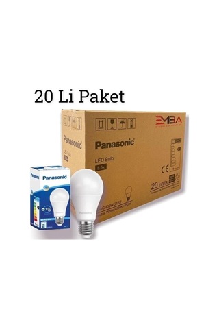 8.5 W - 60w 20 Adet Led Ampul E-27 Duy Beyaz Işık Diğer