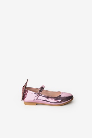 Le Mabelle Pembe Topuğu Kelebekli Kız Çocuk Ayakkabı Pembe