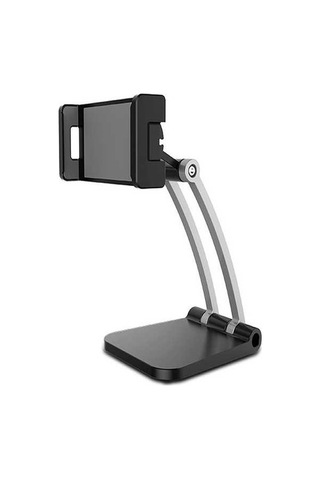 Pazly Bilgisayar Ve Tablet Standı - 360 Dönme - Ayarlanabilir - Siyah/beyaz - Canlı Yayın Tutucu