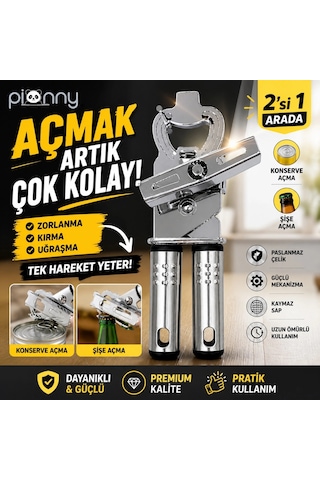 Pionny Inox Çelik Konserve Açacağı Çok Renkli