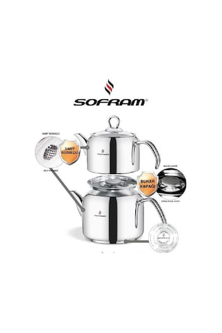 Sofram Soft Büyük Boy Çaydanlık 170 Big Size Inox