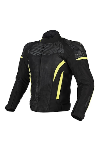 Prohel Colombia Yazlık Motosiklet Montu Siyah - Neon Sarı