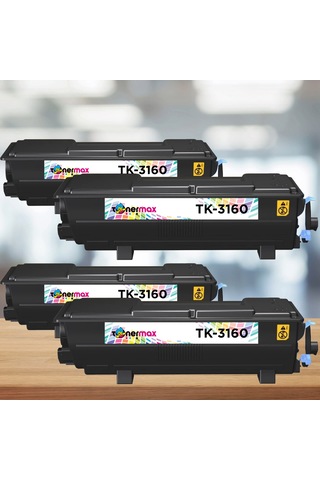 Kyocera Uyumlu Tonermax Tk-3160 Toner 4'lü Paket / P3045dn / P3050dn / P3055dn / P3060dn