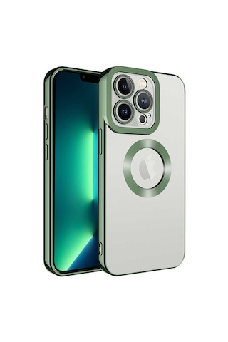 Rba Aksesuar Apple Uyumlu iPhone 12 Pro Max Kılıf Kamera Korumalı Logo Gösteren Rba Omega Kapak - Siyah Siyah