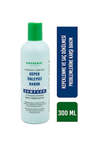 Novocrin Placenta Kepekli ve Saç Dökülmesine Karşı Şampuan 300 ML