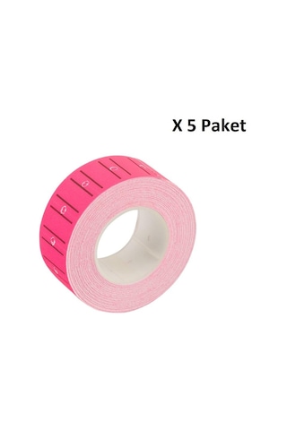 Bigpoint Fiyat Etiketi 10'lu Pembe X 5 Paket Diğer