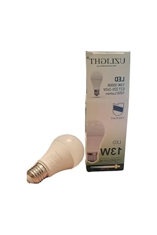 10'lu Uzlight 13w E27 Duy Led Ampul, 3000k Sarı Işık -