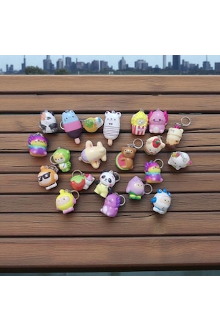 Sukuşi Anahtarlık 5 Adet Sürpriz Model Sukuşi Gün Işığı