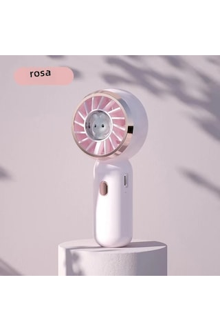 Mini Usb Şarj Edilebilir Pil İle Çalışan 3 Hızlı Fan Kırmızı