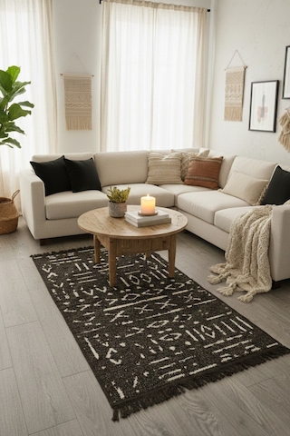 Modern Tarz Dokuma Hafif, Şık Ve Günlük Kullanıma Uygun Kilim Renkli