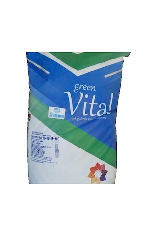 Greenvital 18.18.18 +Me 25 KG Npk Dengeli DaMLama Azot Fosfor Pot