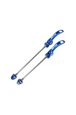 Lemestar Mountain Bike Hızlı Kaldırma Çubuğu, Alüminyum Kollü Ve Çelik Çekirdekli, Ön 154mm Ve Arka 190mm Tekerlek Uyumlu, Mavi Çok Renkli