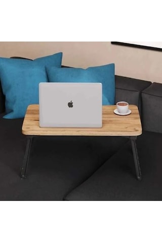 Laptop Sehpası Seyyar Kahvaltı Masası Katlanır Çalışma Sehpası