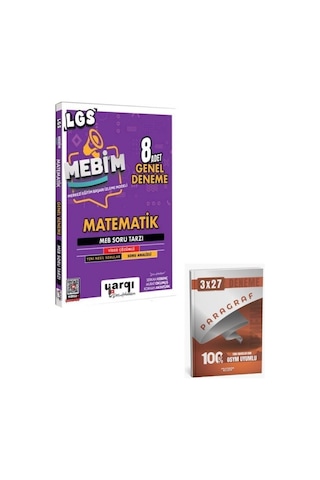 Ders Arkadaşım 2027 8. Sınıf Lgs Mebim Matematik 8 Adet Genel Deneme+ Anla Kazan Paragraf