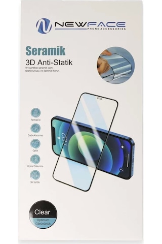 Samsung Uyumlu, Galaxy S25 Fe 3d Antistatik Seramik Nano Ekran Koruyucu - Siyah