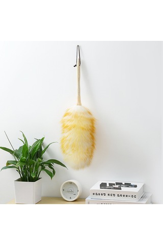 Springsun Ev Ve Araç İçin Toz Temizleme Aracı - Tüylü Süpürge, Tüylerini Tutmayan, 16cm Çubuklu Ev Temizlik Gereci